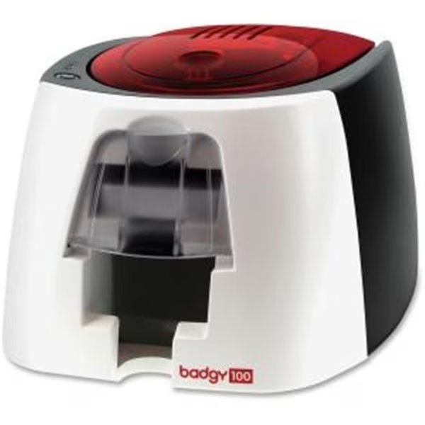 Evolis B12U0000RS Badgy 100 Color Plastic ID Card Printer, Evolis, Mfr#: B12U0000RS